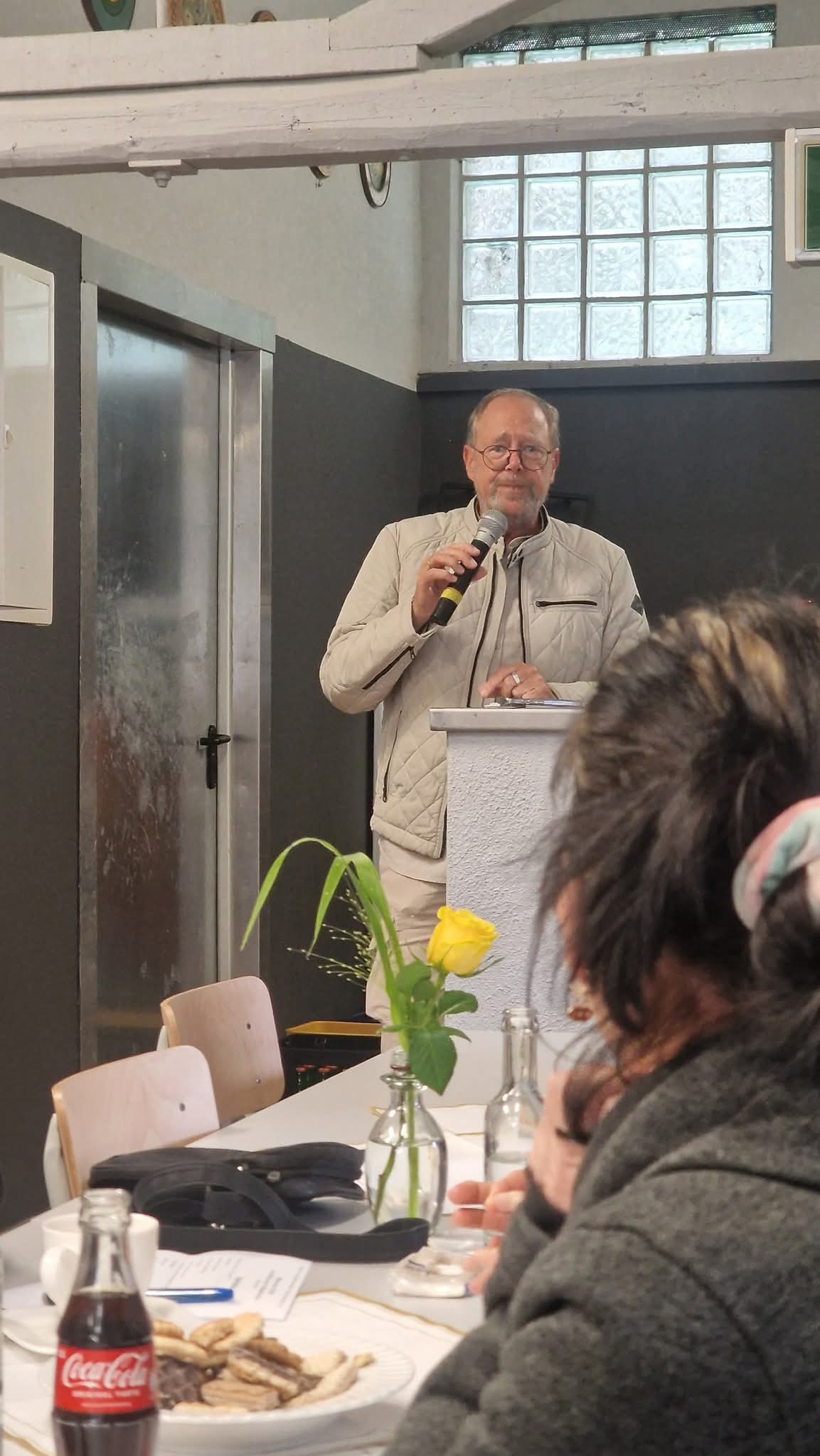 Der Spitzenmann, Helm,ut Sondermann, hatte aber auch einje Rückschau und einen Blick in die Zukunft 